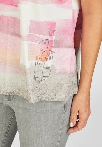 T-shirts korte mouw roze Rabe