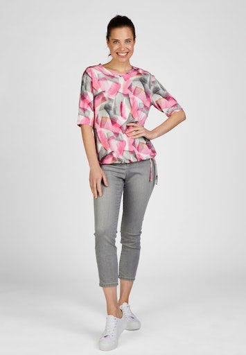 T-shirts korte mouw roze Rabe