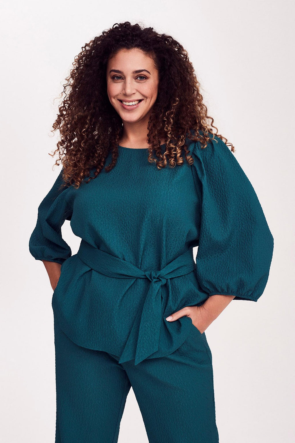 Blouses lange mouw groen Mayerline