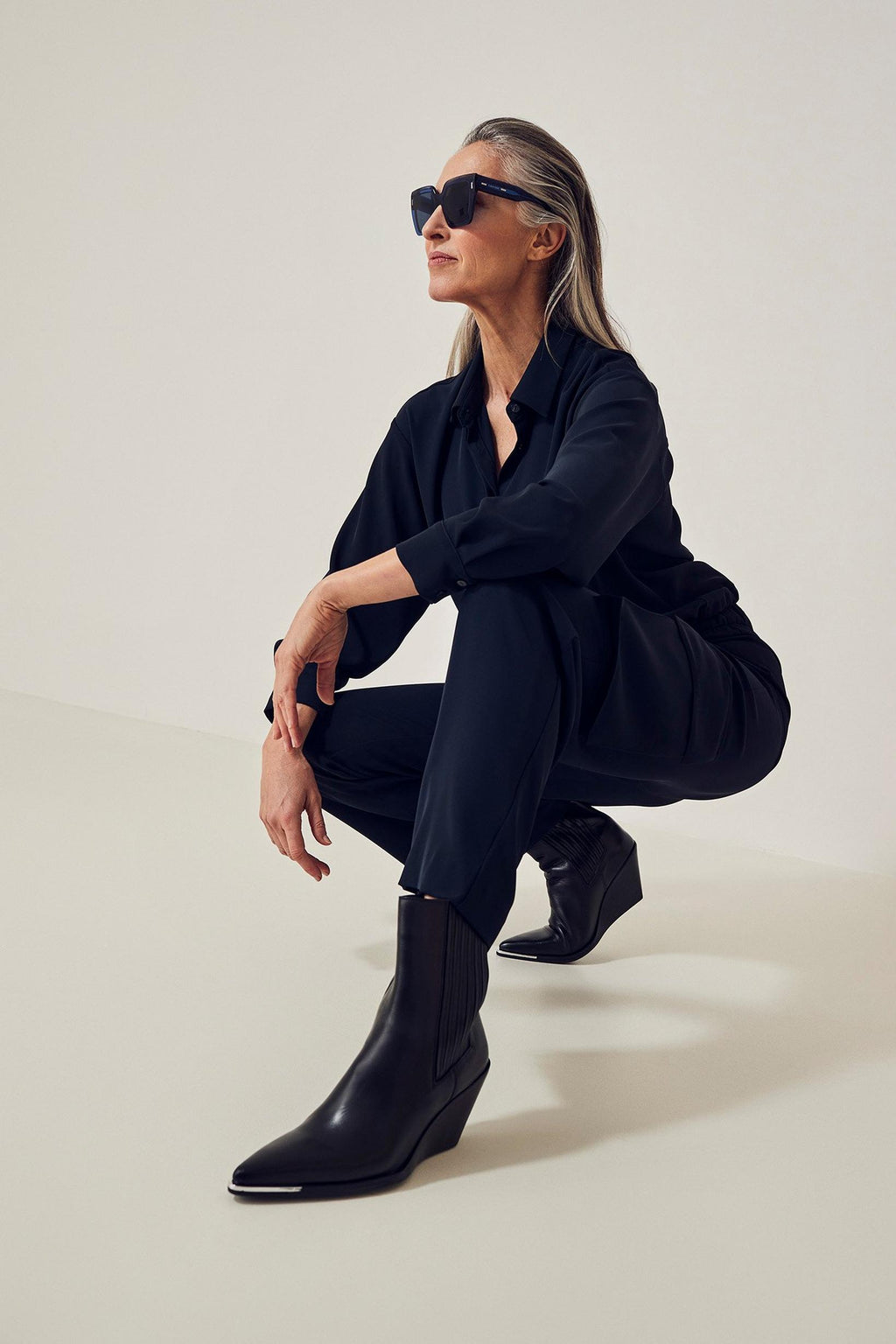 Broeken navy Mayerline