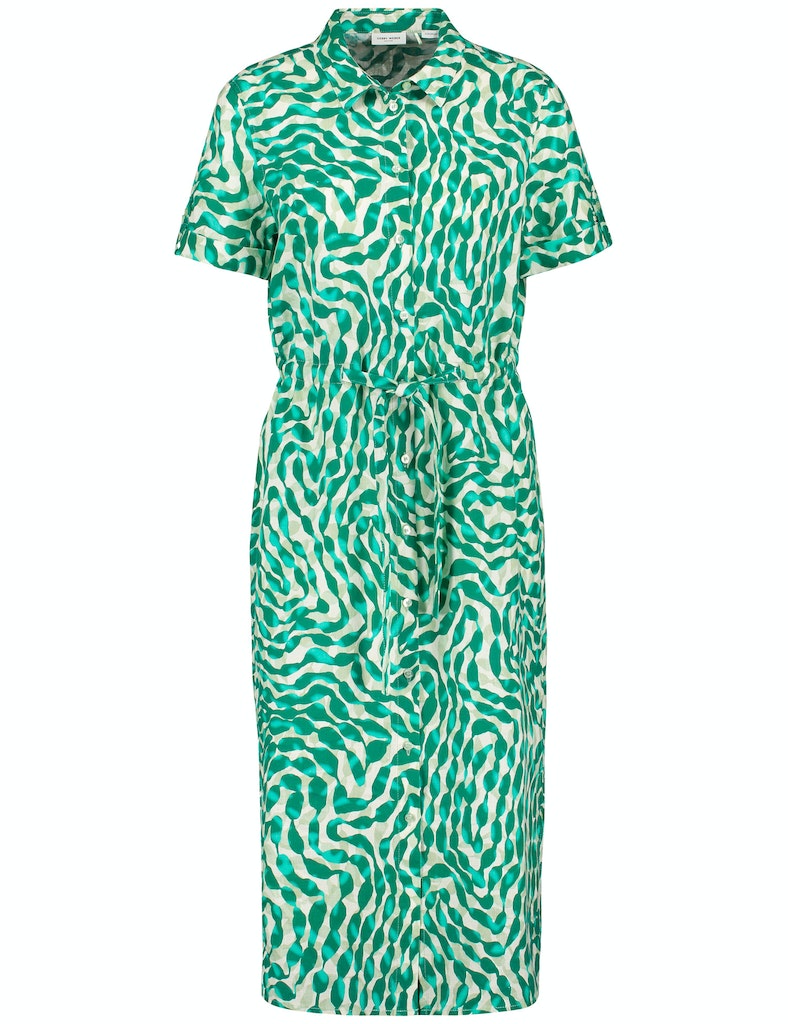 Jurken korte mouw groen GERRY WEBER