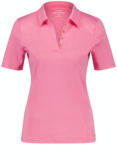 Polo's korte mouw roze GERRY WEBER