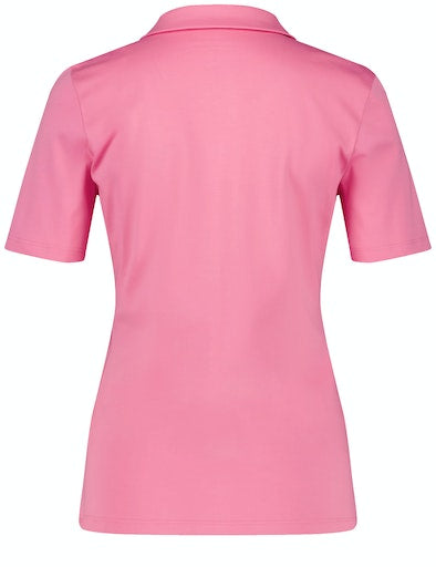 Polo's korte mouw roze GERRY WEBER