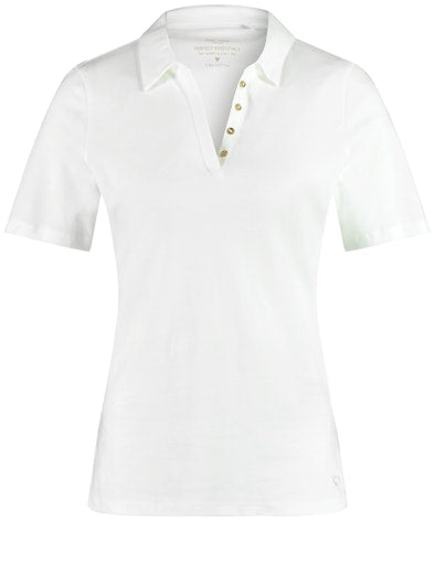 Polo's korte mouw wit GERRY WEBER
