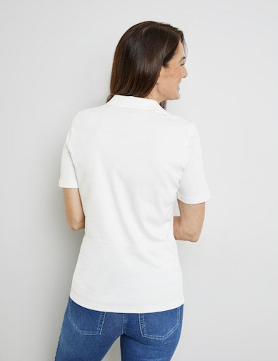 Polo's korte mouw wit GERRY WEBER