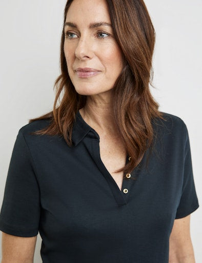 Polo's korte mouw navy GERRY WEBER