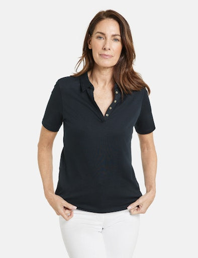 Polo's korte mouw navy GERRY WEBER
