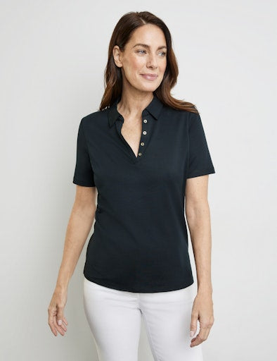 Polo's korte mouw navy GERRY WEBER