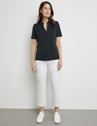 Polo's korte mouw navy GERRY WEBER
