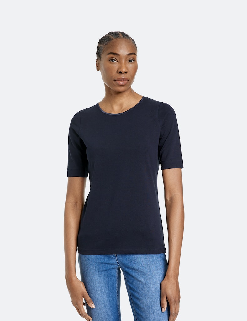 T-shirts korte mouw navy GERRY WEBER