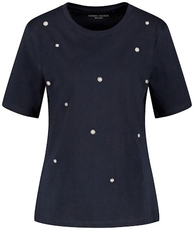 T-shirts korte mouw navy GERRY WEBER