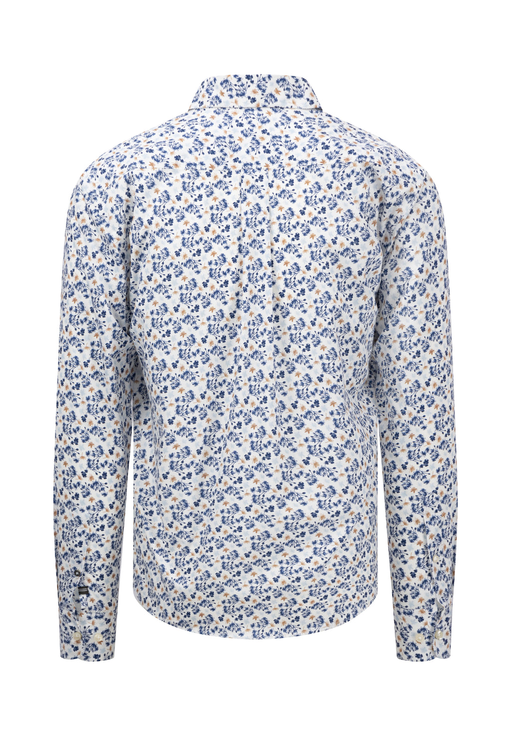 Hemden lange mouw blauw Fynch-Hatton