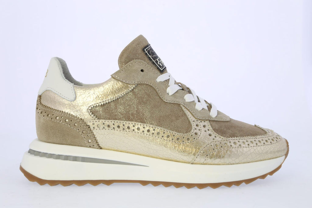Sneakers goud Floris Van Bommel