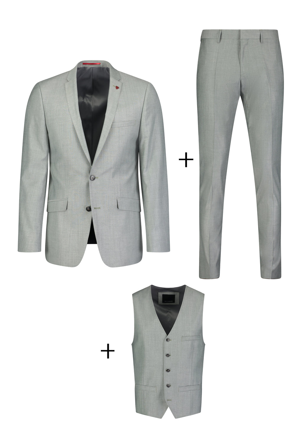 Kostuumgilets groen Roy Robson