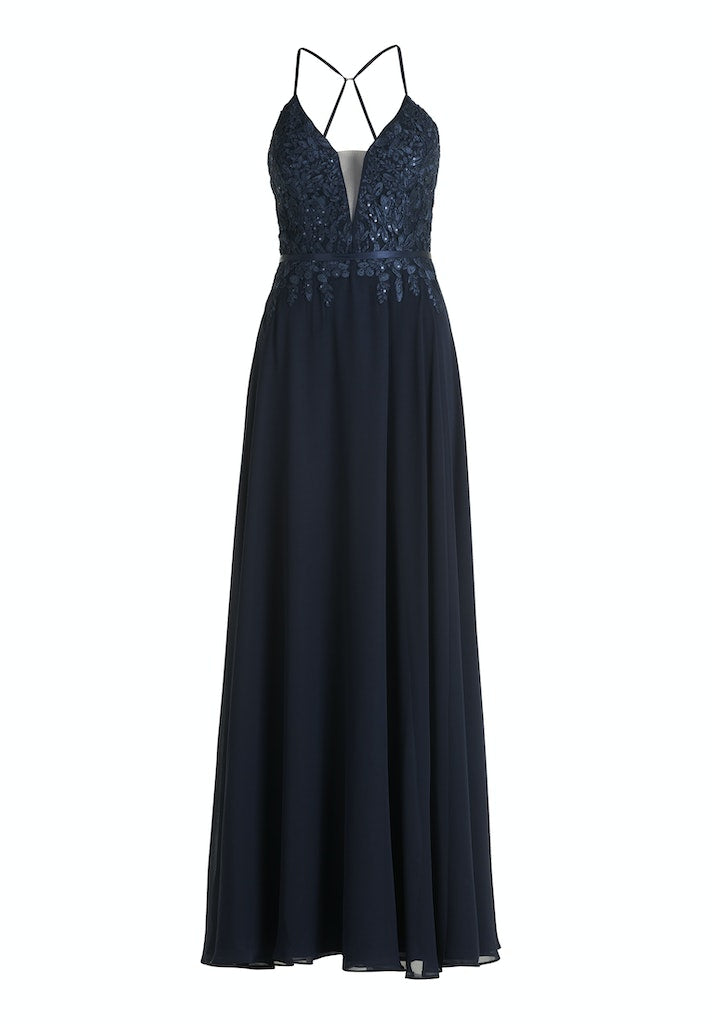 Jurken zonder mouw blauw Vera Mont