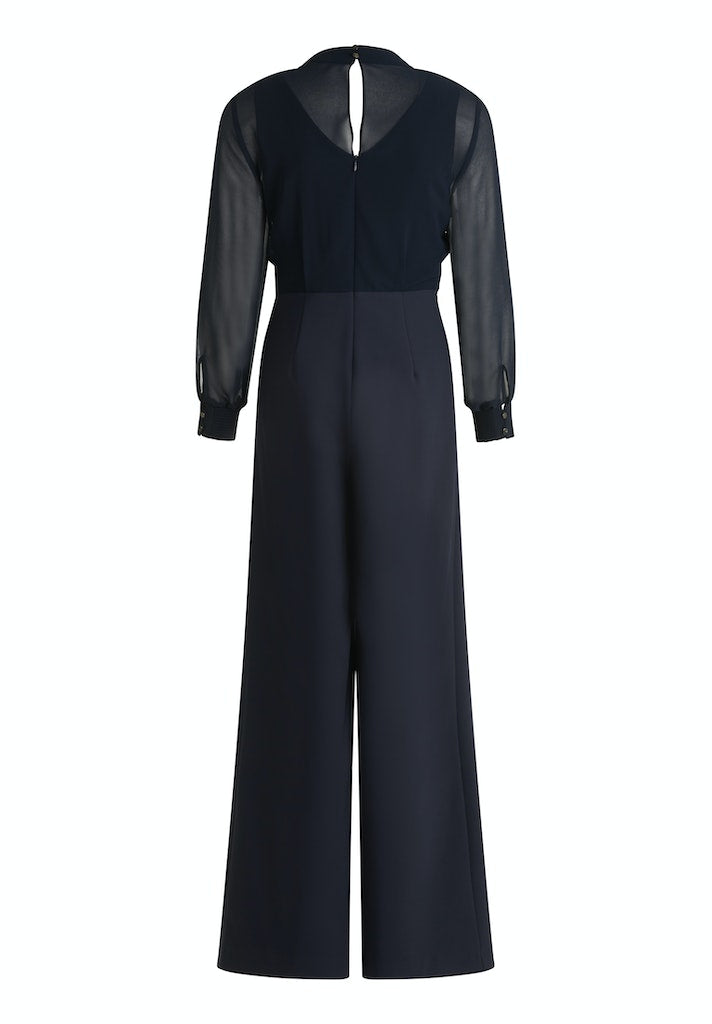 Jumpsuits lange mouw blauw Vera Mont