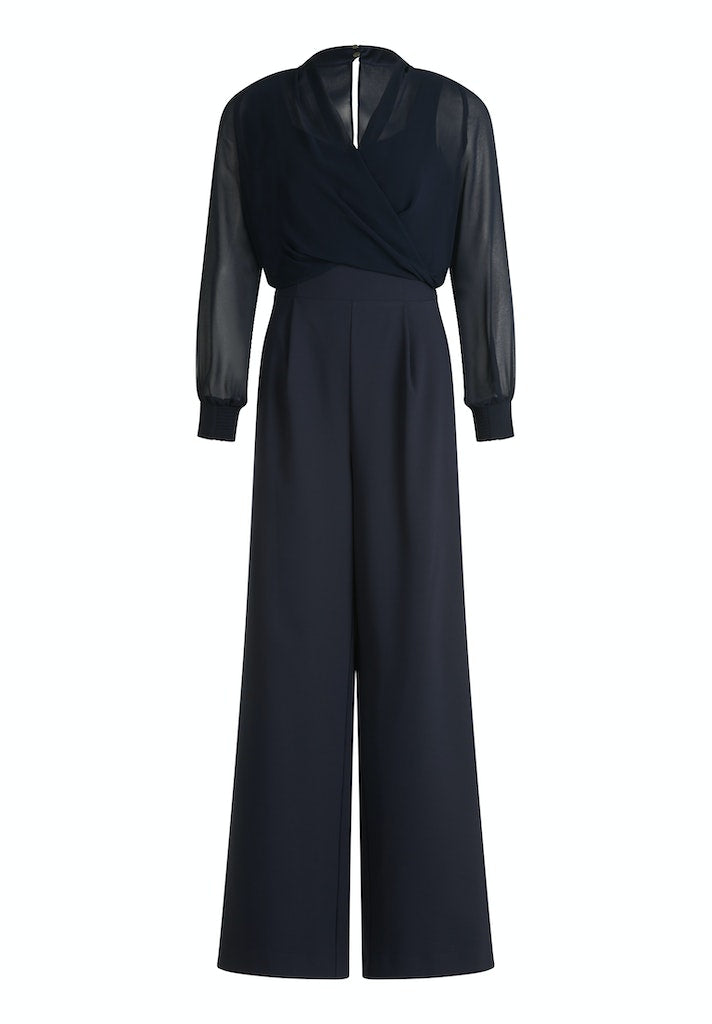 Jumpsuits lange mouw blauw Vera Mont