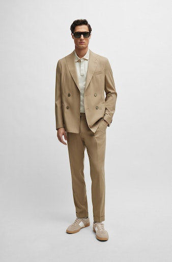 Polo's korte mouw wit Boss Men Black