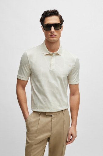 Polo's korte mouw wit Boss Men Black