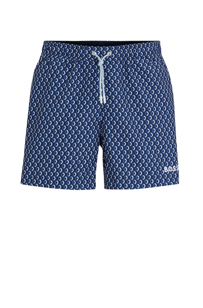 Zwembroeken navy Boss Men Black