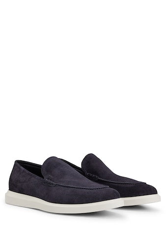 Loafers blauw Boss Men Black