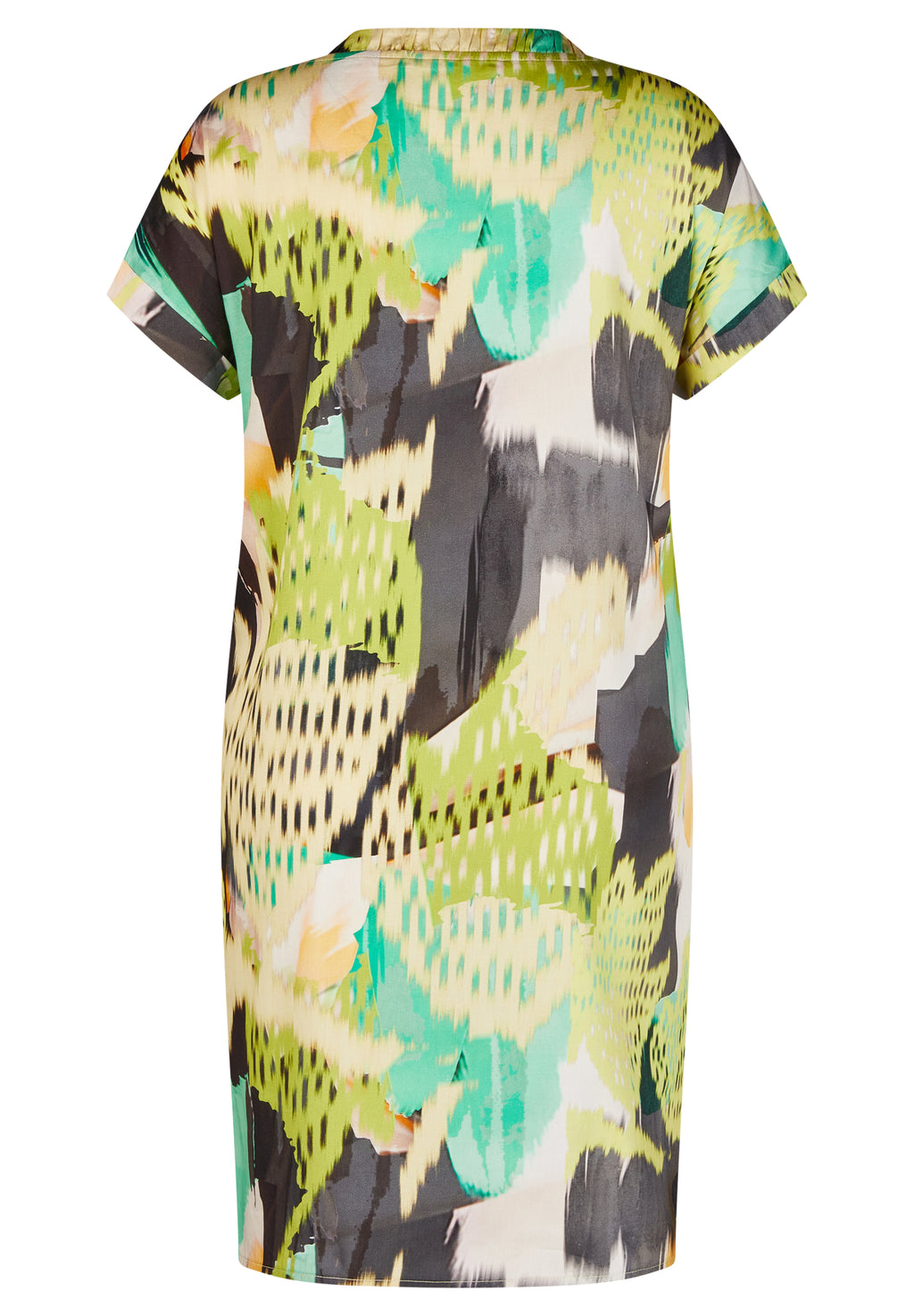 Jurken korte mouw groen LeComte