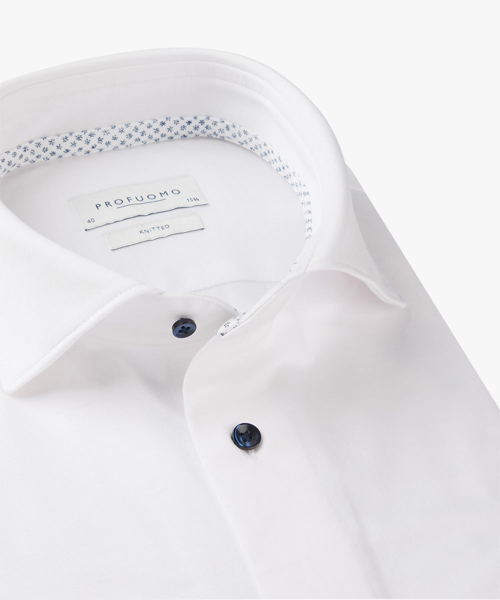 Hemden lange mouw wit Profuomo