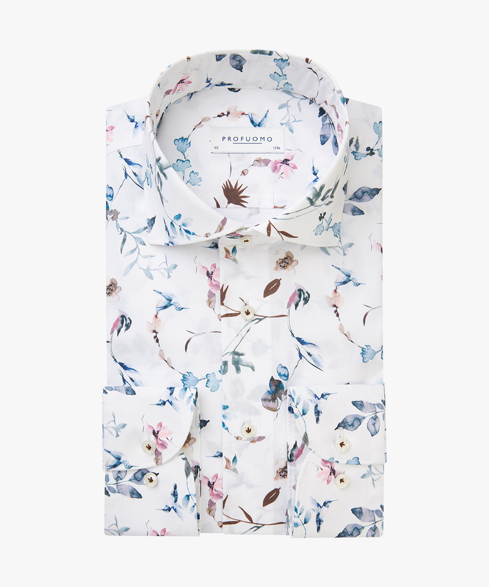 Hemden lange mouw multicolor Profuomo