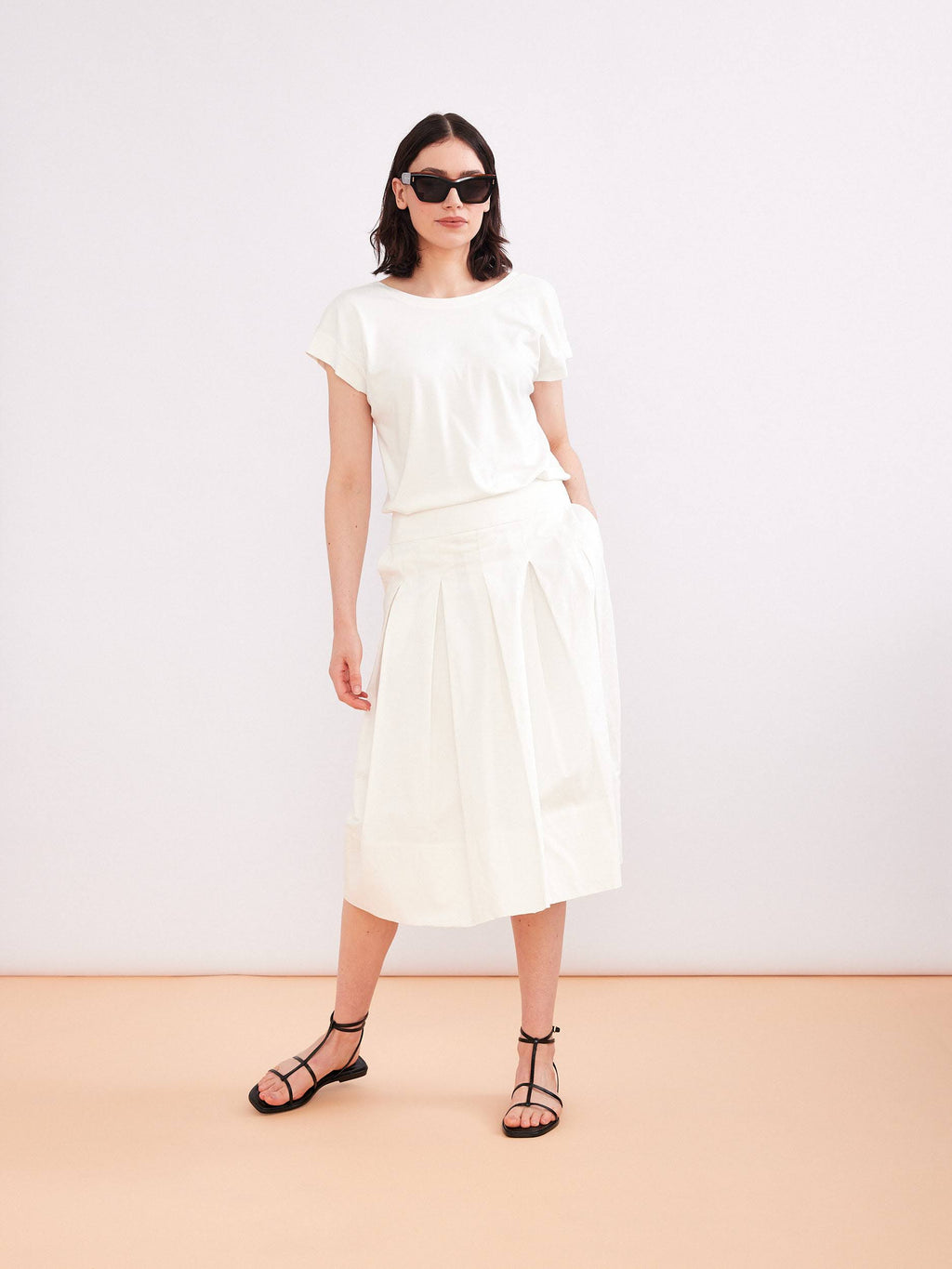 T-shirts korte mouw wit Her.