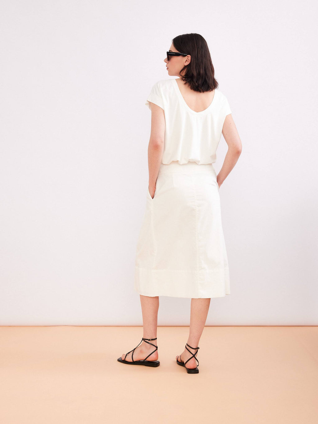 T-shirts korte mouw wit Her.