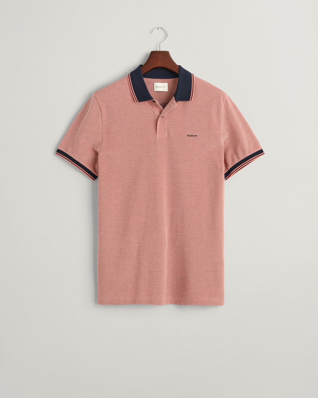 Polo's korte mouw roze GANT
