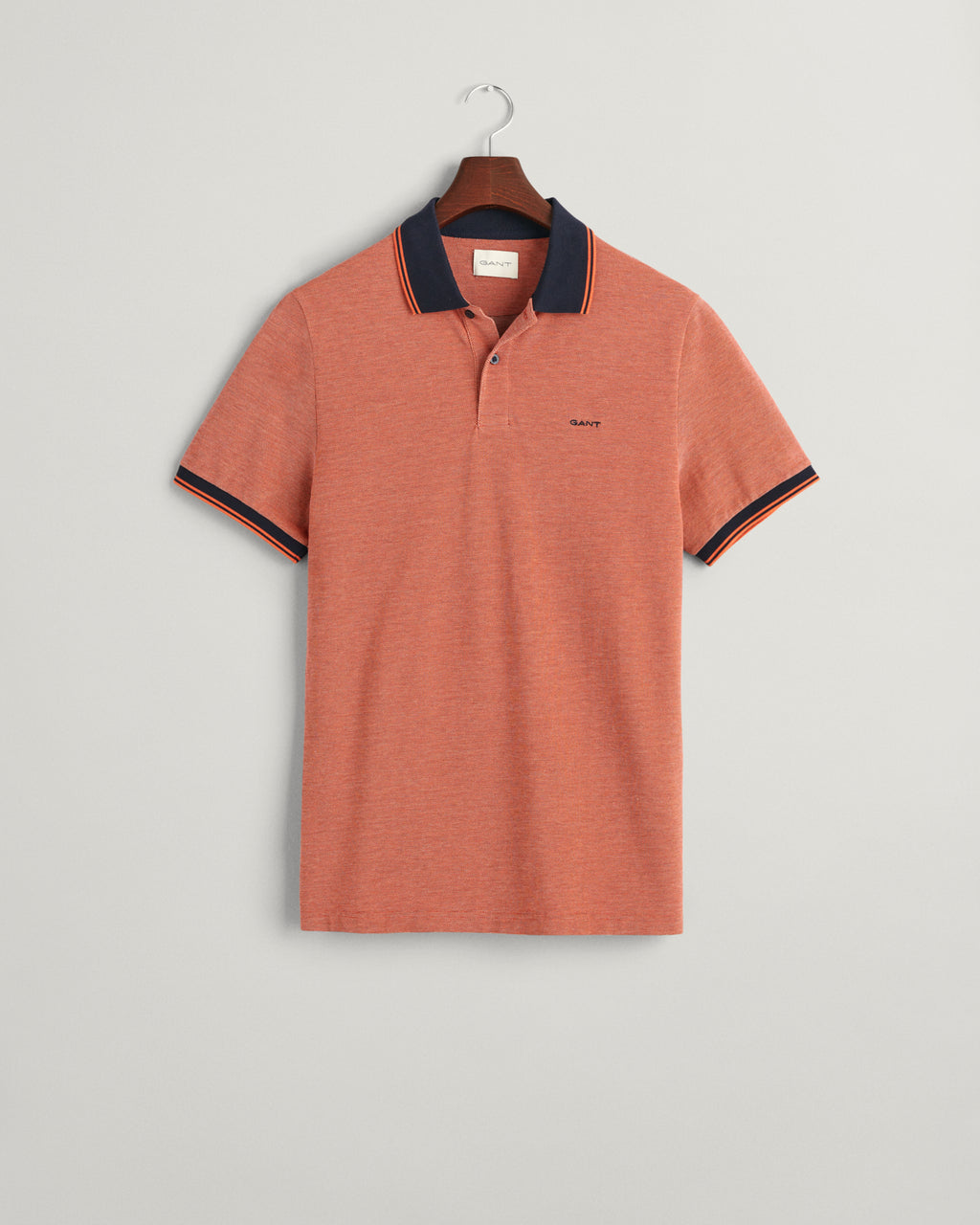 Polo's korte mouw oranje GANT
