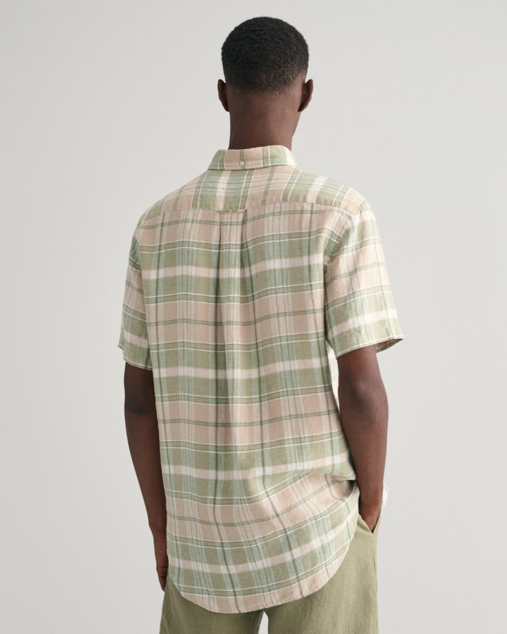 Hemden korte mouw multicolor GANT