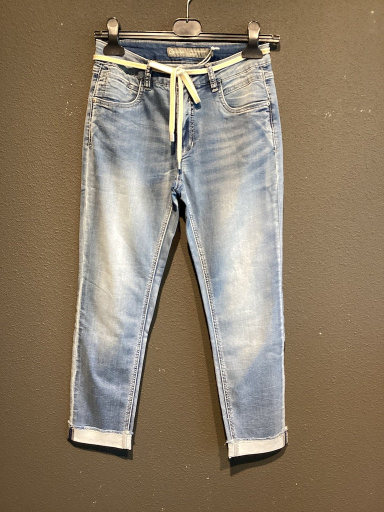 Jeans blauw Geisha