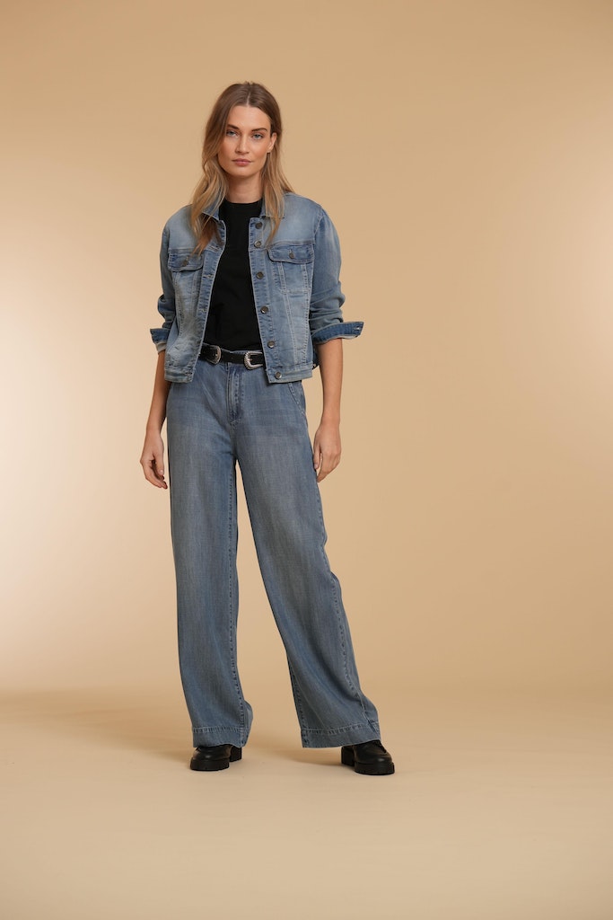 Jeansjassen blauw Geisha