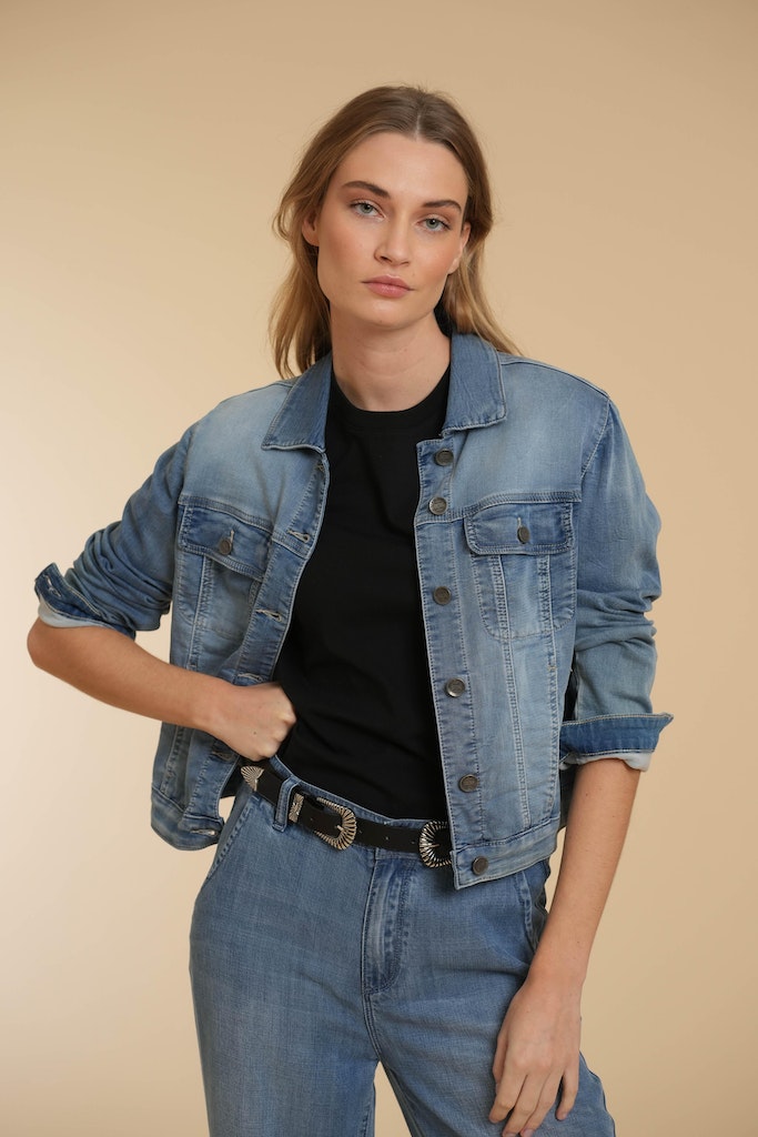 Jeansjassen blauw Geisha