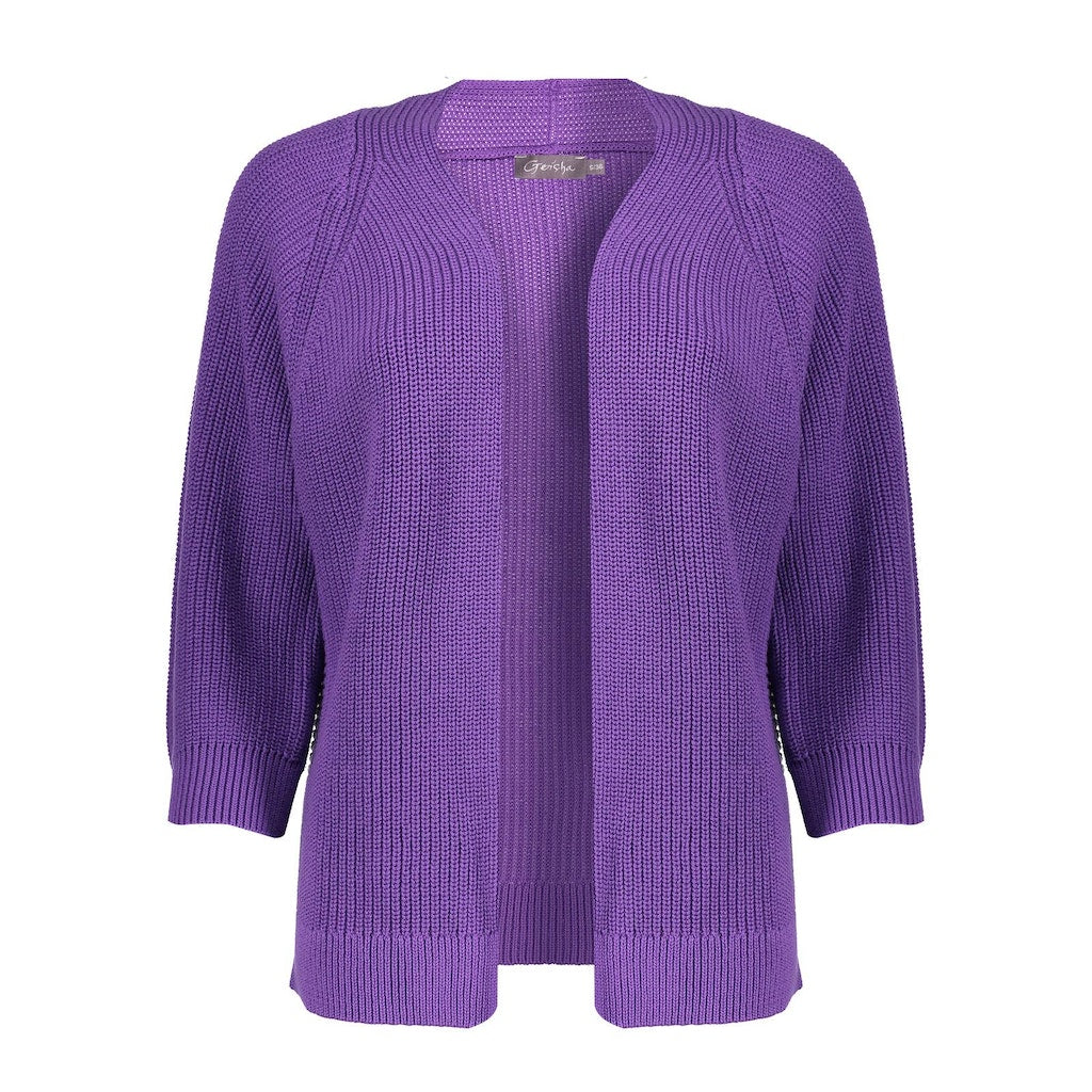 Cardigans paars Geisha
