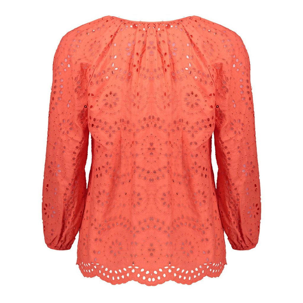 Blouses lange mouw roze Geisha