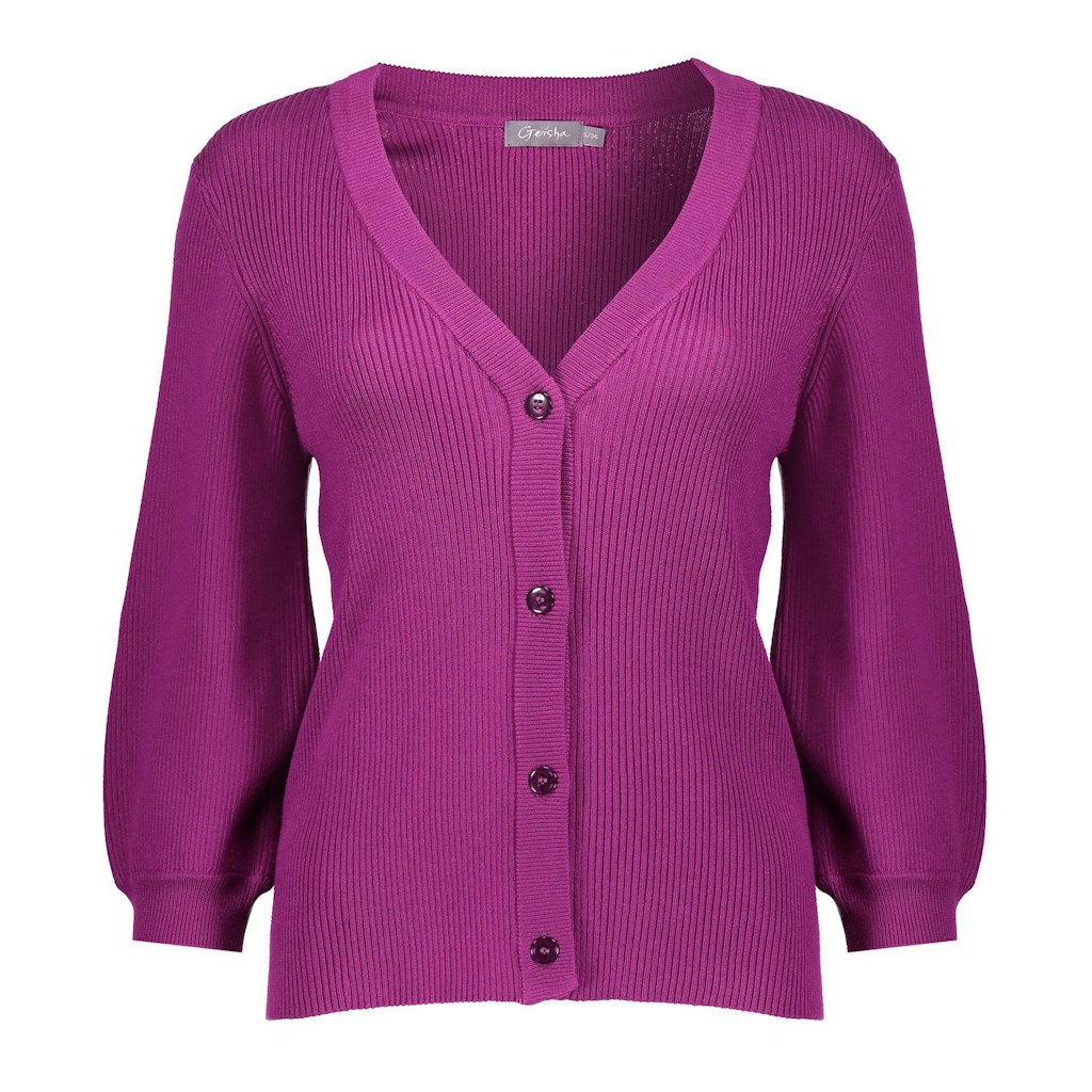Cardigans paars Geisha