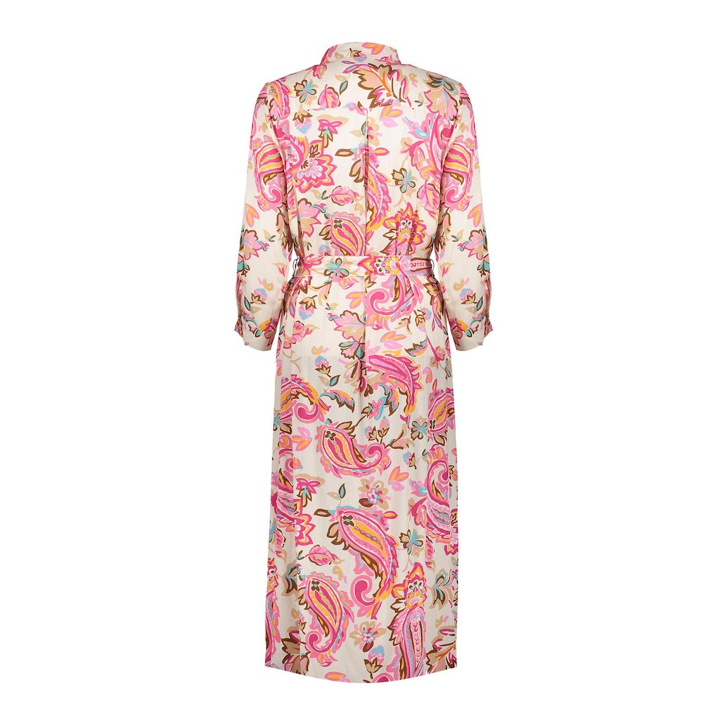 Jurken lange mouw multicolor Geisha