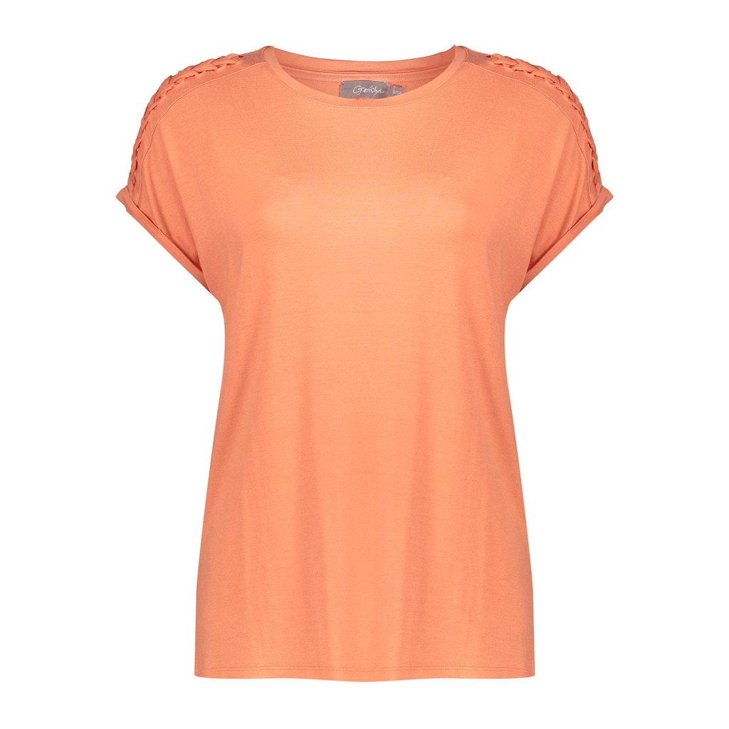 T-shirts korte mouw oranje Geisha