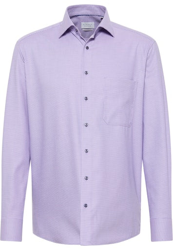 Hemden lange mouw paars ETERNA