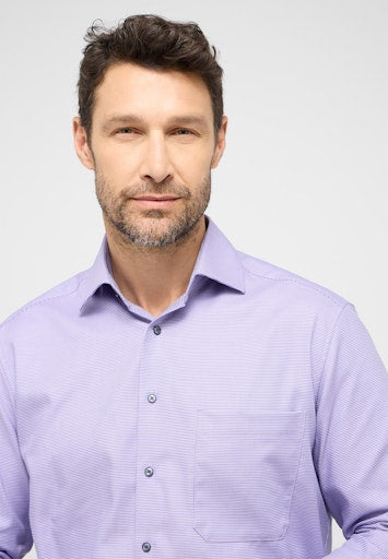 Hemden lange mouw paars ETERNA