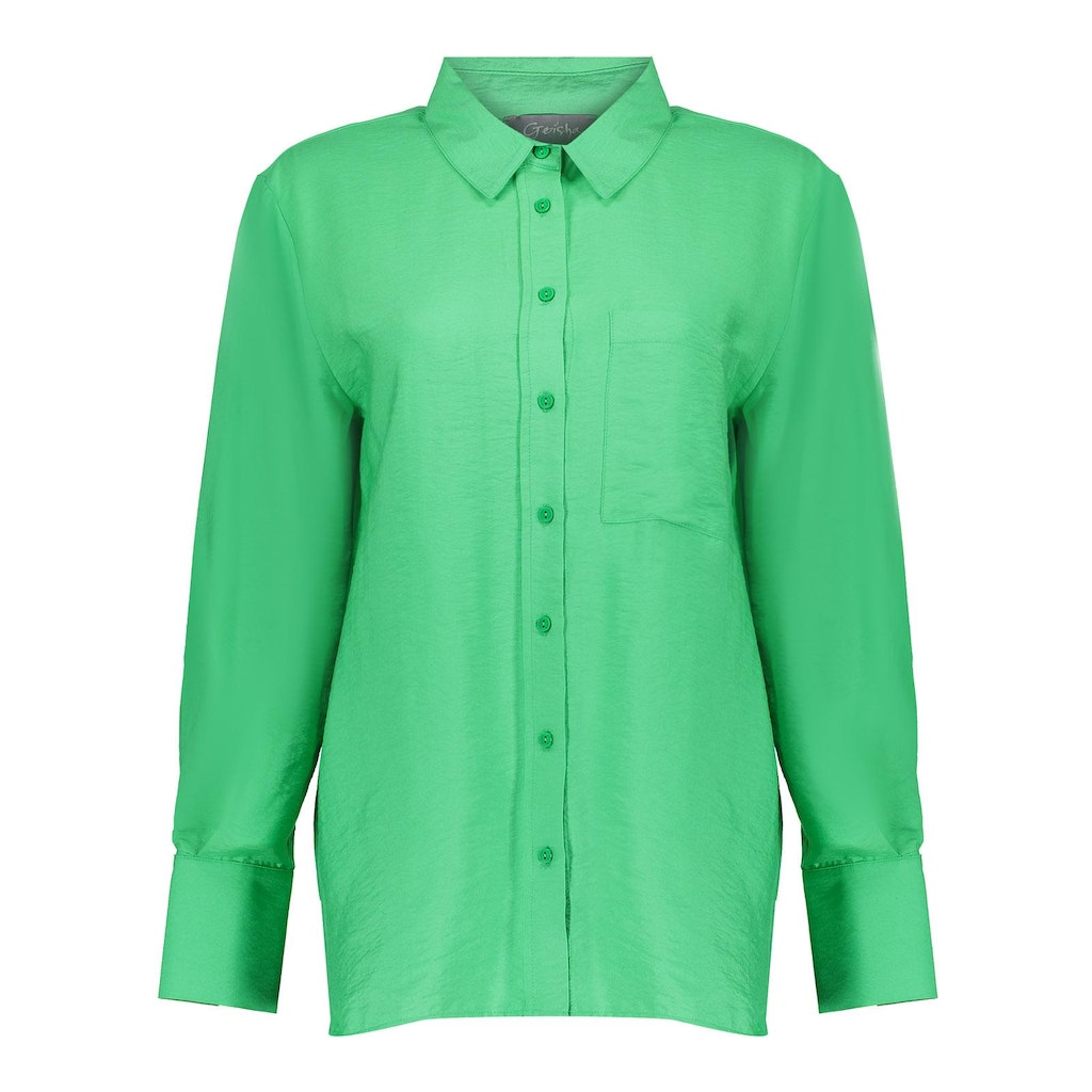 Blouses lange mouw groen Geisha