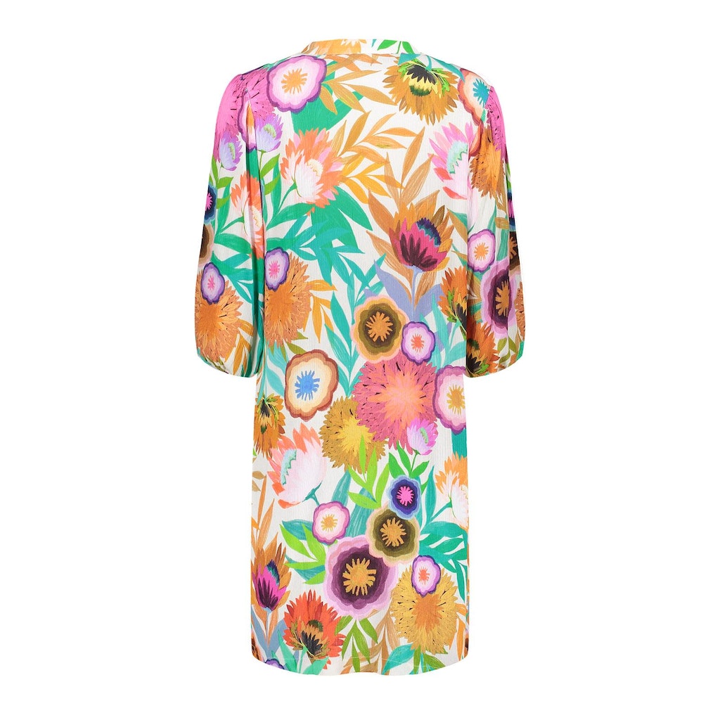 Jurken lange mouw multicolor Geisha