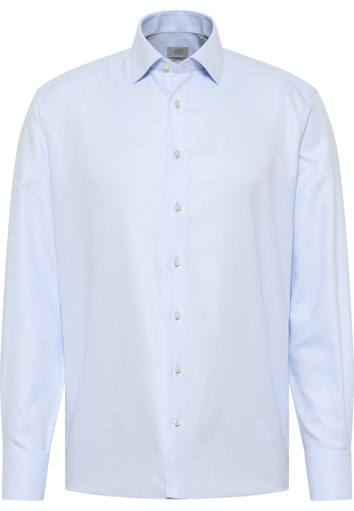 Hemden lange mouw blauw ETERNA