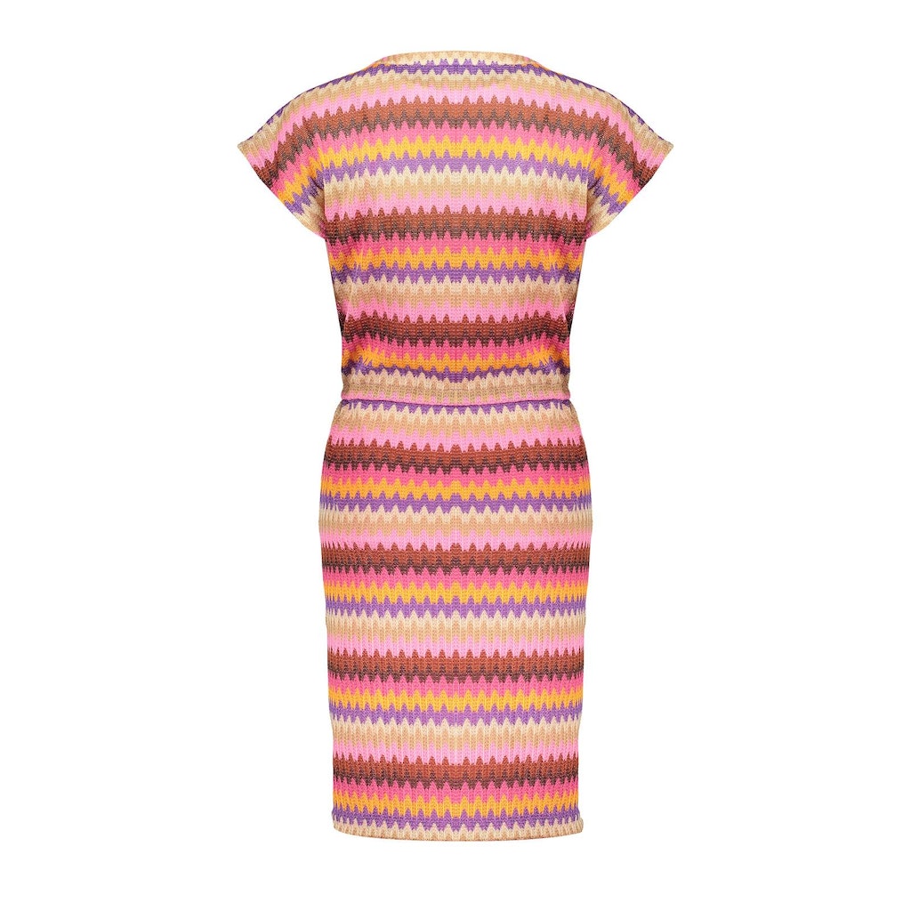 Jurken korte mouw multicolor Geisha