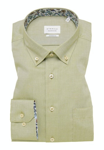 Hemden lange mouw groen ETERNA