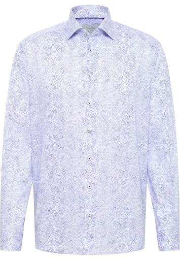 Hemden lange mouw blauw ETERNA