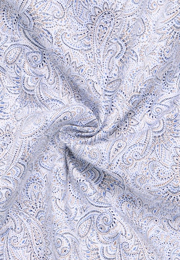 Hemden lange mouw blauw ETERNA